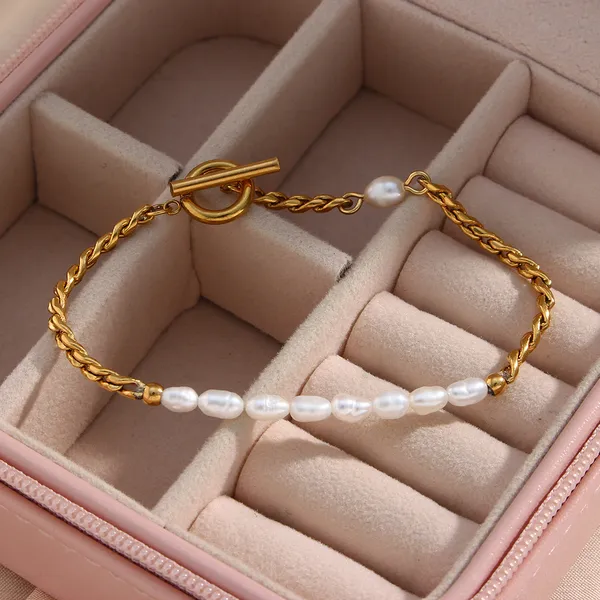 Anti_Tarnish_Buckle_twist_chain_pearl_bracelet_stainless_steel_Bracelet_For_Girls_&_Women