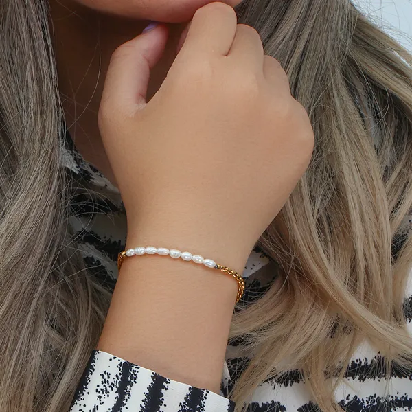 Anti_Tarnish_Buckle_twist_chain_pearl_bracelet_stainless_steel_Bracelet_For_Girls_&_Women