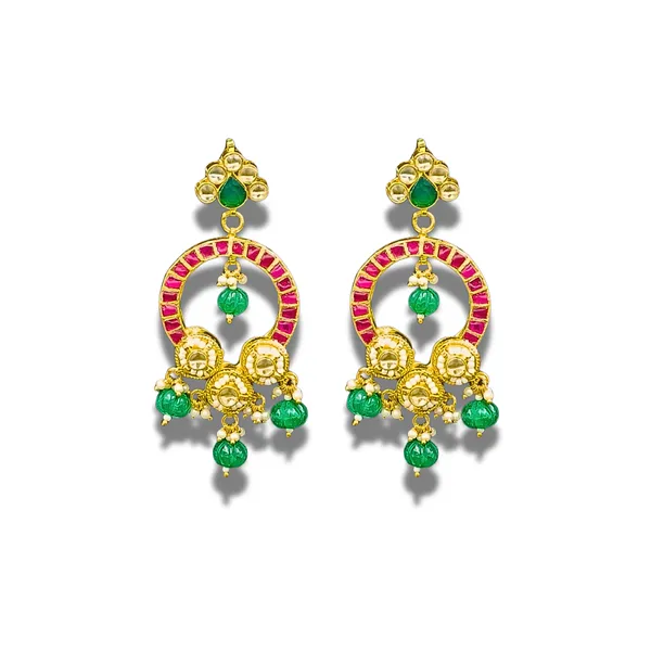 Ruby_&_Emerald_resembled_Stone_studded_Pachi_Kundan_Earring_for_Women_&_Girls