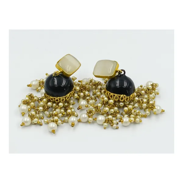 Black_Enamel_Paint_Black_Colour_Meeanakari_Jhumka_For_Girls_&_Women,_Traditional_Jhumka,_Stylish_Fashionable_Jhumka
