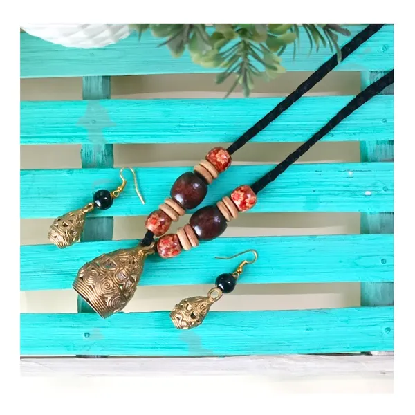 Handmade_Bell_Shape_Dokra_Necklace_Set_for_Women_&_Girls,_Contemporary_stylish_Fashionable_Heritage_Jewellery