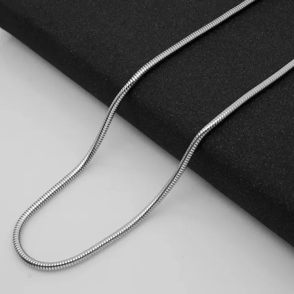 Blackbox_Jewelleries:_Silver_Plated_Stainless_Steel_Round_Snake_Chain_Necklace_|_2mm_|_Daily_&_Office_Wear_|_Gift_for_Her/Him