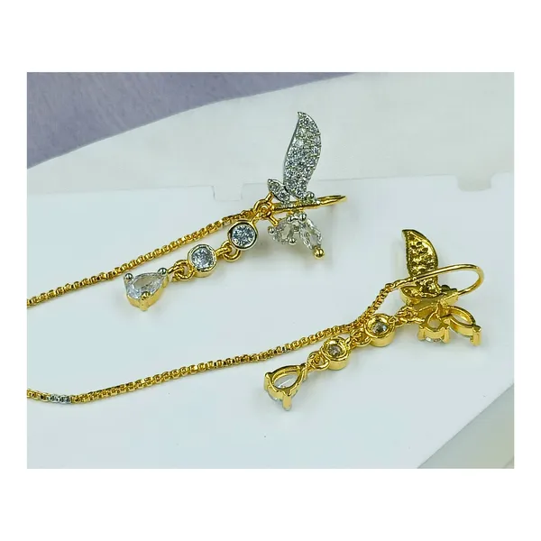 Sui_Dhaga_style_Golden_Color_Traditional_Sui_Dhaga_style_CZ_Dangler_Earring_For_Women_&_Girls,_Stylish_&_Fashionable_Earing