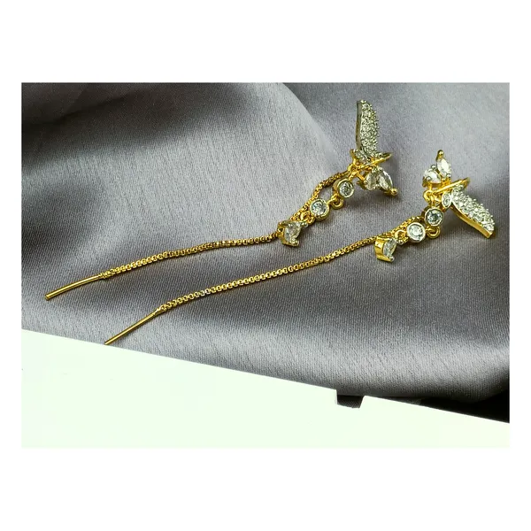 Sui_Dhaga_style_Golden_Color_Traditional_Sui_Dhaga_style_CZ_Dangler_Earring_For_Women_&_Girls,_Stylish_&_Fashionable_Earing