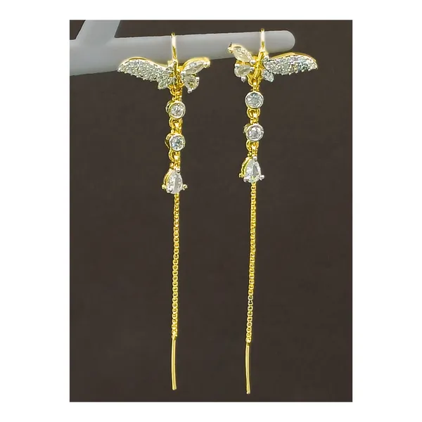 Sui_Dhaga_style_Golden_Color_Traditional_Sui_Dhaga_style_CZ_Dangler_Earring_For_Women_&_Girls,_Stylish_&_Fashionable_Earing
