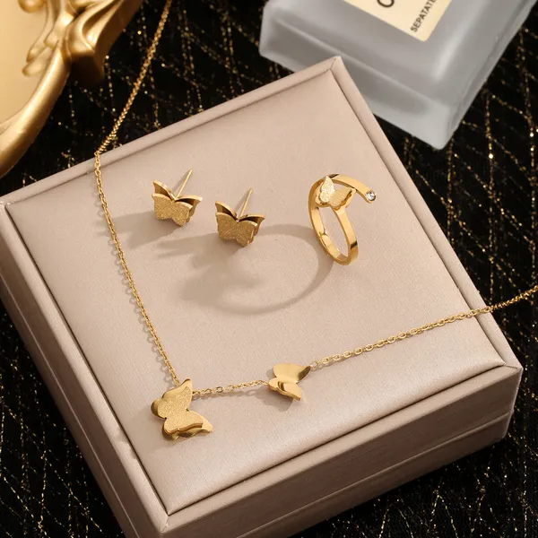 Butterfly_Charms_Stainless_Steel_Necklace_Set_with_Earrings_&_Finger_Rings_for_Women_&_Girls,_Stylish_Fashionable_western_Jewellery