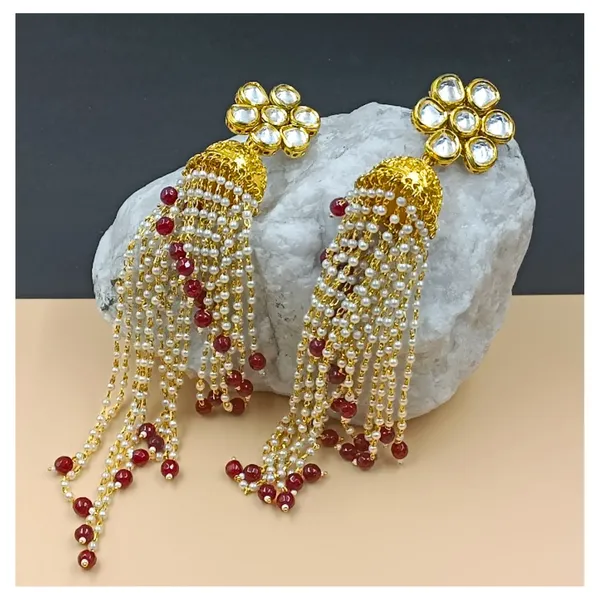 Exquisite_Traditional_style_Long_Polki_Kundan_Jhumka_for_women_&_girls,_Luxury_stylish_bridal_Traditional_Jewellery