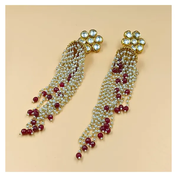 Exquisite_Traditional_style_Long_Polki_Kundan_Jhumka_for_women_&_girls,_Luxury_stylish_bridal_Traditional_Jewellery