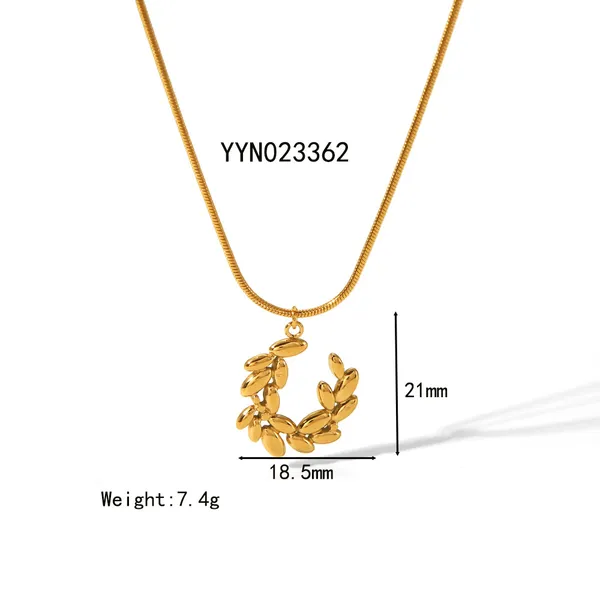 Wheat_Grain_Design_PVD_Gold_Plated_Stainless_Steel_Pendant_Chain_Set_for_Girls_&_Women_|_Blackbox_Jewelleries