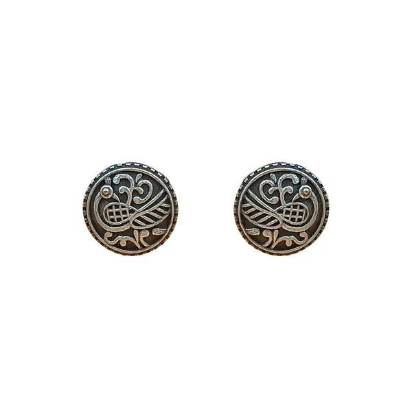 Beautiful_tribal_style_Self_carved_Peacock_motif_Circular_shape_oxidised_Earrings_For_Women_&_Girls_|_Stylish_&_Fashionable_Earing