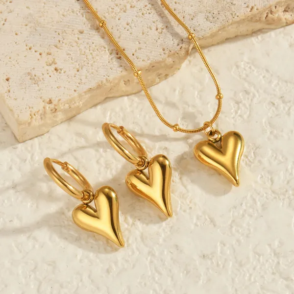 Stainless_Steel_3D_Puffy_Heart_Necklace_&_Hoop_Earrings_Set_|_Anti-Tarnish_Gold-Plated_Pendant_Chain_Set_-_Blackbox_Jewelleries