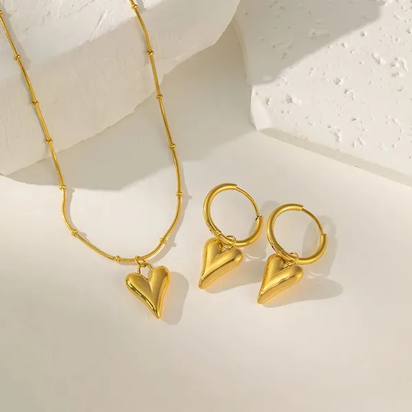 Stainless_Steel_3D_Puffy_Heart_Necklace_&_Hoop_Earrings_Set_|_Anti-Tarnish_Gold-Plated_Pendant_Chain_Set_-_Blackbox_Jewelleries