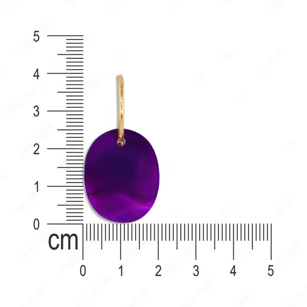 Purple_Western_Style,_Oval_Shape_Large_Natural_Stone_Purple_Agate_Hoop_Earrings_For_Women_&_Girls