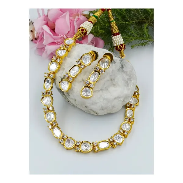 Single_Line_uncut_Polki_Kundan_Necklace_Chocker_for_Women_&_Girls,_Traditional_jewellery,_Wedding_Jewellery
