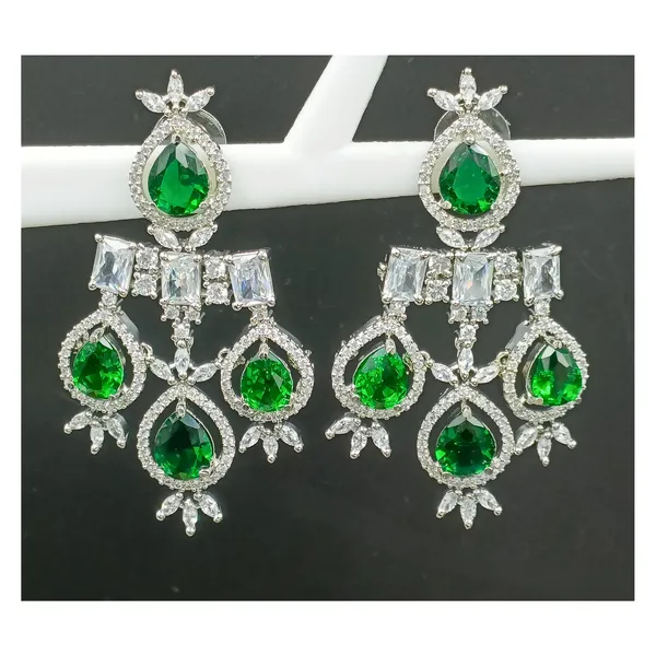Green_&_White_Designer_American_Diamond_Bridal_Necklace_Set_for_Women_&_Girls,_Wedding_Jewleries,_Traditional_Jewelleries