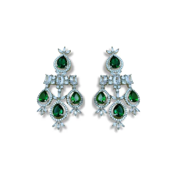 Green_&_White_Designer_American_Diamond_Bridal_Necklace_Set_for_Women_&_Girls,_Wedding_Jewleries,_Traditional_Jewelleries