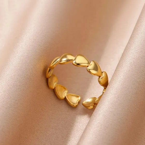 Connecting_Heart_Design_Adjustable_Stainless_Steel_Ring_For_Women_&_Girls,_Stylish_Fashionable_Western_Jewellery