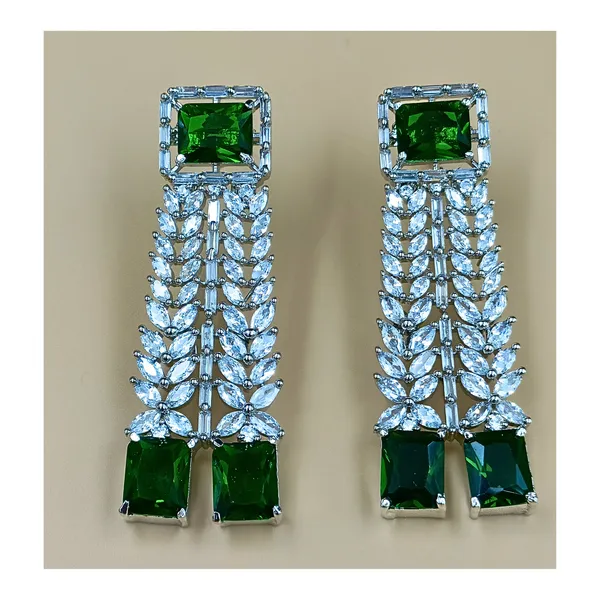 Green_&_White_AD_Stone_Premium_Quality_Designer_wedding_Necklace_Set_for_Women_&_Girls