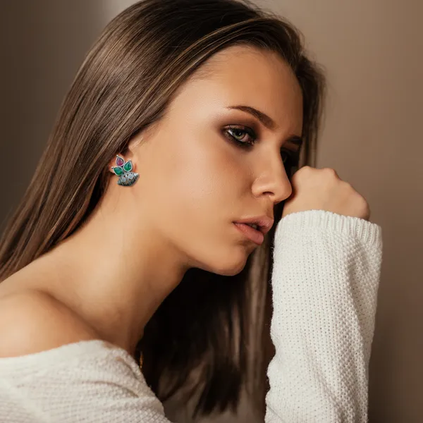 Stunning_Silver_Look-Alike_Aesthetic_design_traditional_oxidised_stud_Oxidised_Stud_For_Women_&_Girls