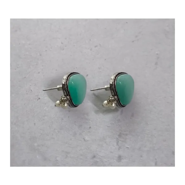 Aqua_Blue_Triangular_Shape_Simple_Aqua_Blue_Synthetic_Stone_Earrings_For_Women_&_Girls