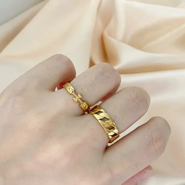Blackbox_Jewelleries:_Gold_Cuban_Link_Adjustable_Stainless_Steel_Ring_|_Unisex_Chain_Ring