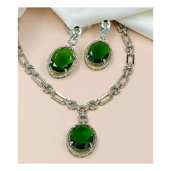 Oval_Shape_Large_American_Diamond_Pendant_Necklace_Set_for_Women_&_Girls,_Weeding_jewellery,_Traditional_Jewellery