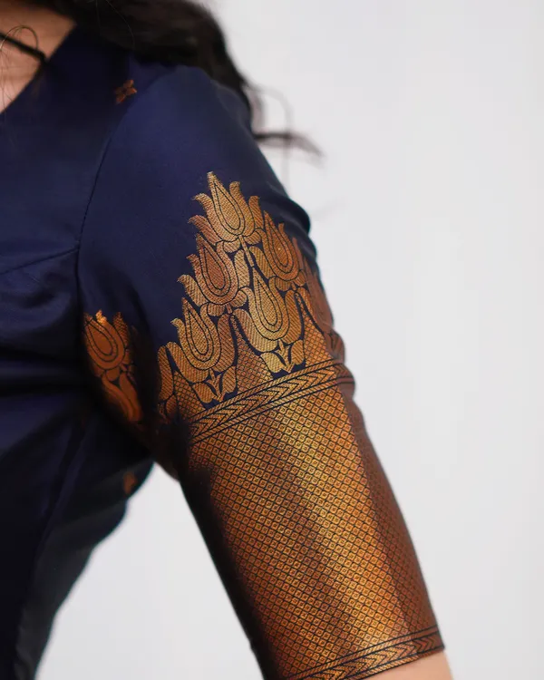Sanvi_Blended_Silk_Salwar_Dupatta_With_Bottom__-_Navy_Blue