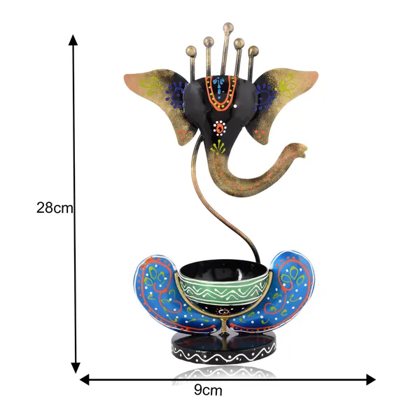 Black_Metal_Ganesh_T-Lite_|_For_Devotion
