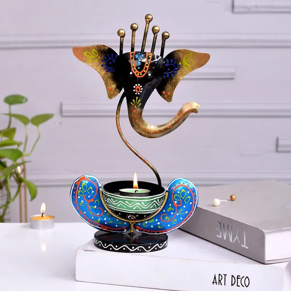 Black_Metal_Ganesh_T-Lite_|_For_Devotion