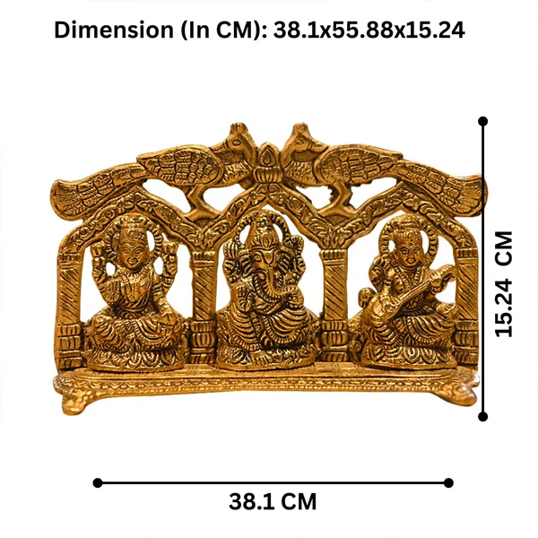 Golden_Aluminium_Double_More_Laxmi,_Ganesh,_Sraswati_|_For_Devotion