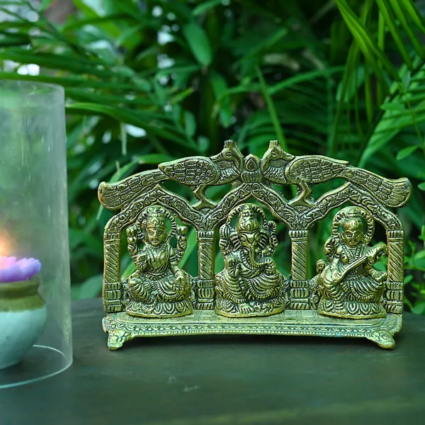 Golden_Aluminium_Double_More_Laxmi,_Ganesh,_Sraswati_|_For_Devotion