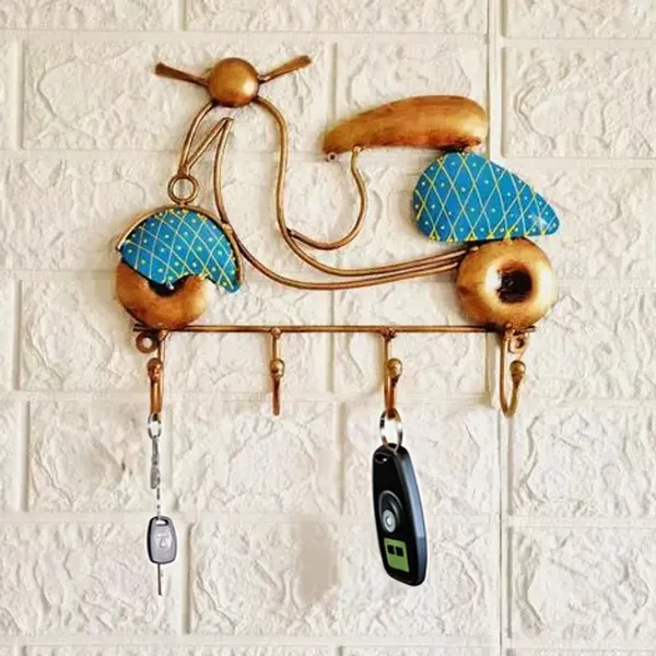Metal_Key_Hanger_Scooter_Wall_Hanging