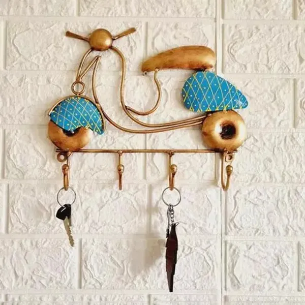Metal_Key_Hanger_Scooter_Wall_Hanging