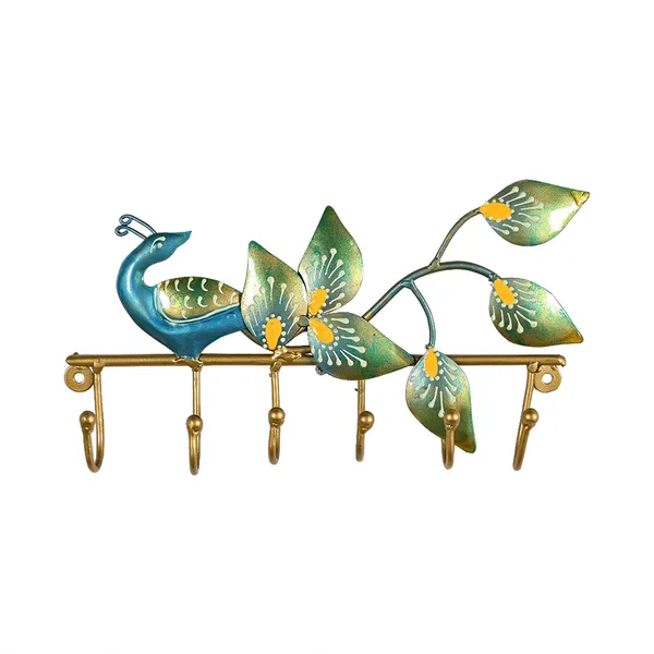 Metal_Peacock_Key_Holder_For_Wall_Decor