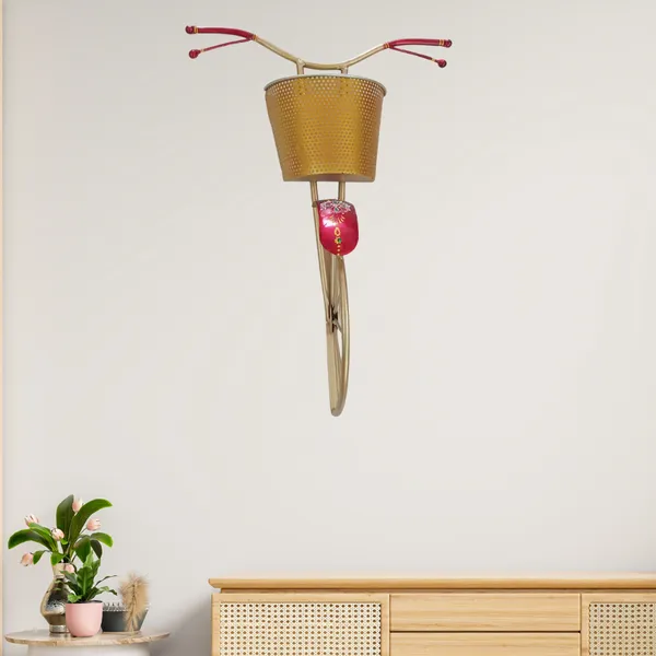 Golden_Metal_Cycle_Basket_|_For_Wall_Decor