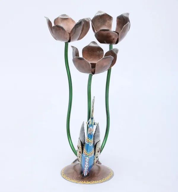 Antique_Finish_Metal_Peacock_Showpiece_Tealight,_Antique_Tealight,_Elegance_and_Charm,_tealight_Holder