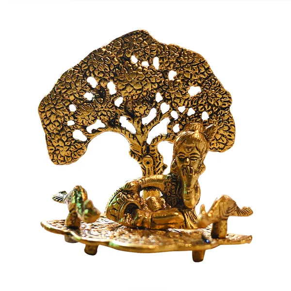 Golden_Aluminium_Ped_Laddu_Gopal_|_For_Devotion
