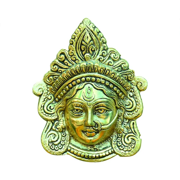 Golden_Aluminium_Durga_Face_|_For_Devotion
