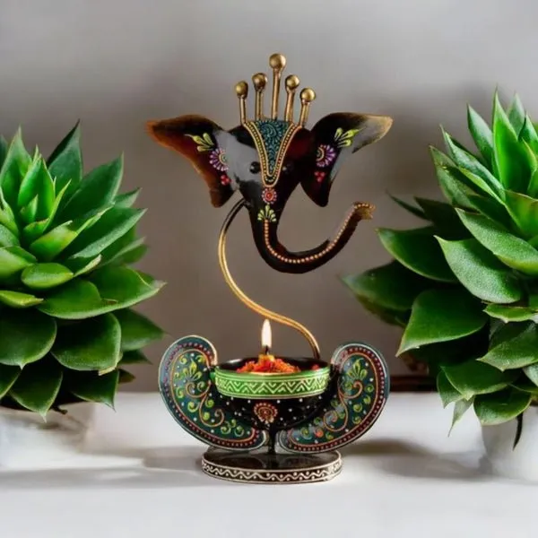 Black_Ganesh_T-Lite_Holder_|_For_Devotion
