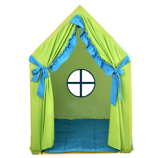 Multicolor_Jungle_Themed_Tent_Play_House_With_Quilt_For_Kids