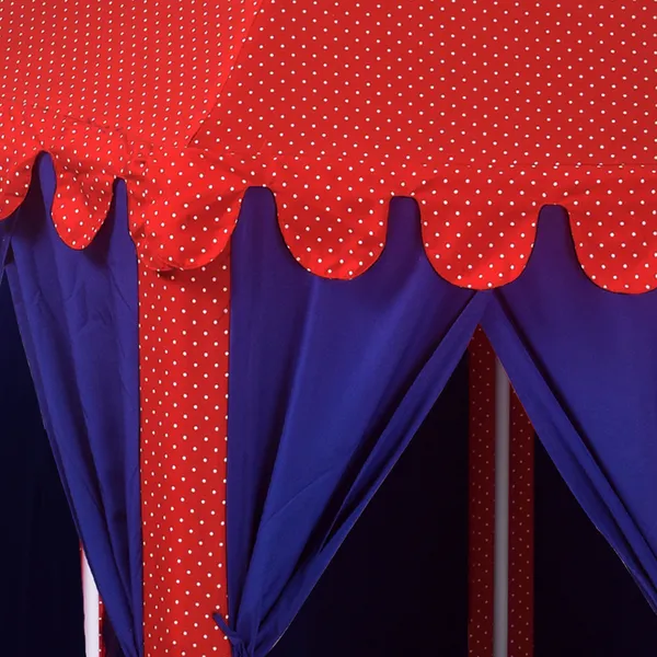 Red_&_Blue_Royale_Castle_Shape_Tent_Play_House_With_Quilt_For_Kids