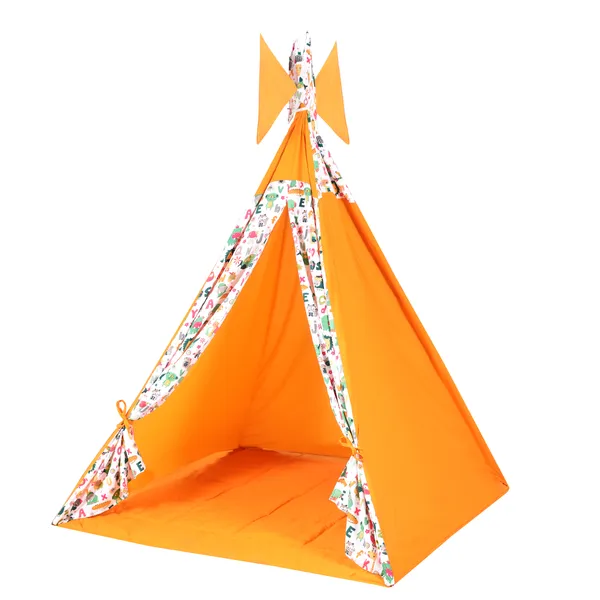Multicolor_Tent_Play_House_With_Quilt_Combo_Set_For_Kids_(Pack_Of_2)