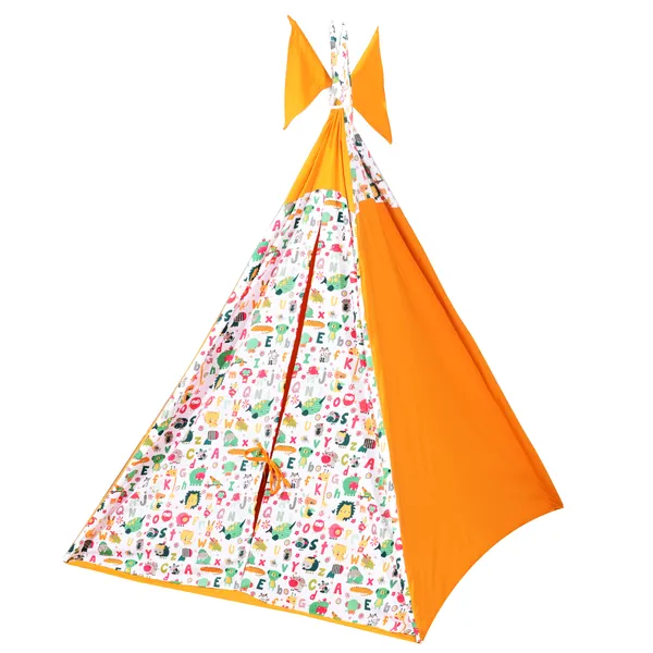 Multicolor_Tent_Play_House_With_Quilt_Combo_Set_For_Kids_(Pack_Of_2)
