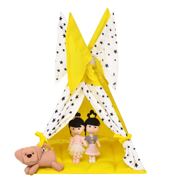 Multicolour_Tent_Play_House_With_Quilt_Combo_Set_For_Kids_(Pack_Of_2)