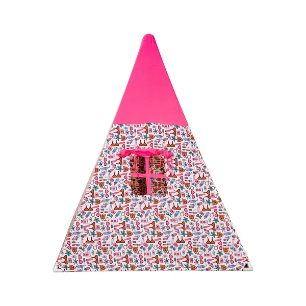 Pink_Premium_Tent_Play_House_With_Quilt_For_Kids
