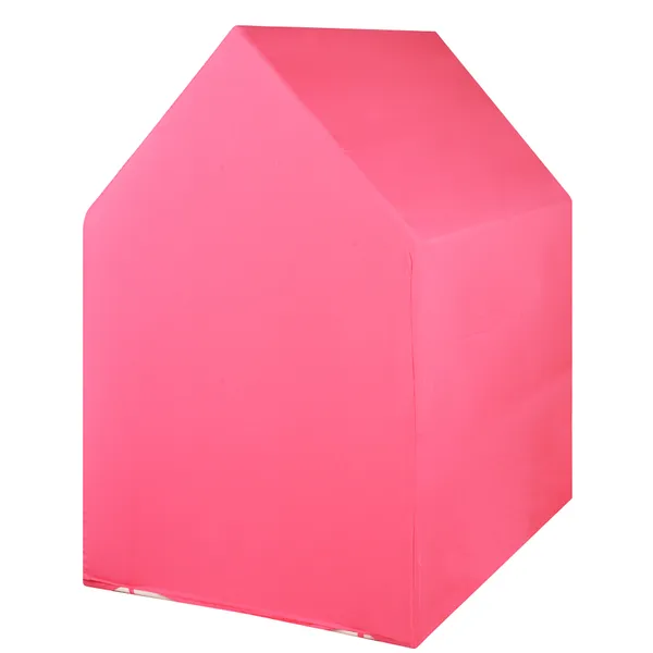 Pink_Rosy_Hut_Shape_Tent_Play_House_With_Quilt_For_Kids
