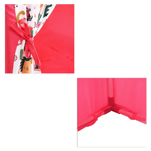 Pink_Rosy_Hut_Shape_Tent_Play_House_With_Quilt_For_Kids