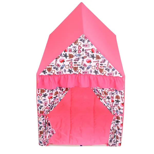 Pink_Premium_Tent_Play_House_With_Quilt_For_Kids