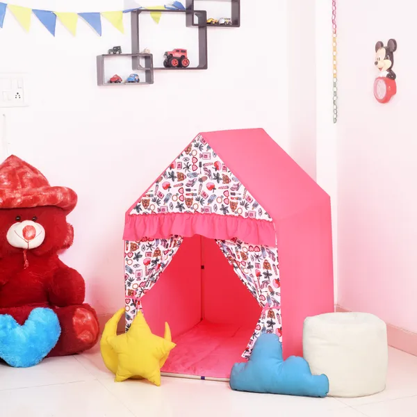 Pink_Premium_Tent_Play_House_With_Quilt_For_Kids