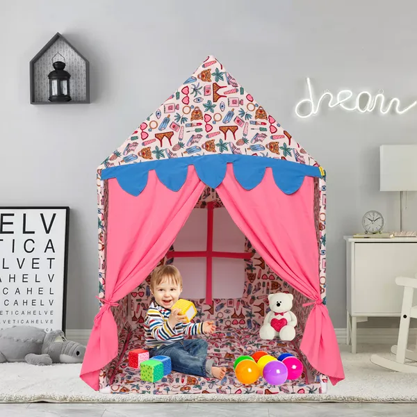 Multicolor_Premium_Tent_Play_House_With_Quilt_For_Kids